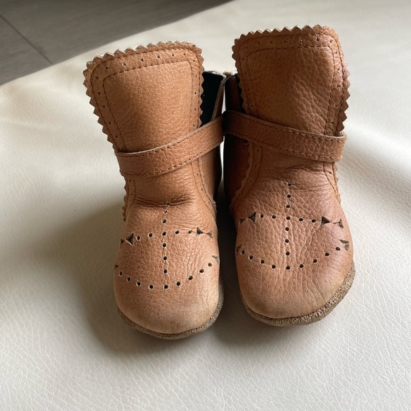 Donsje Other - Donsje Leather Fur Lined Booties 18-24 months
